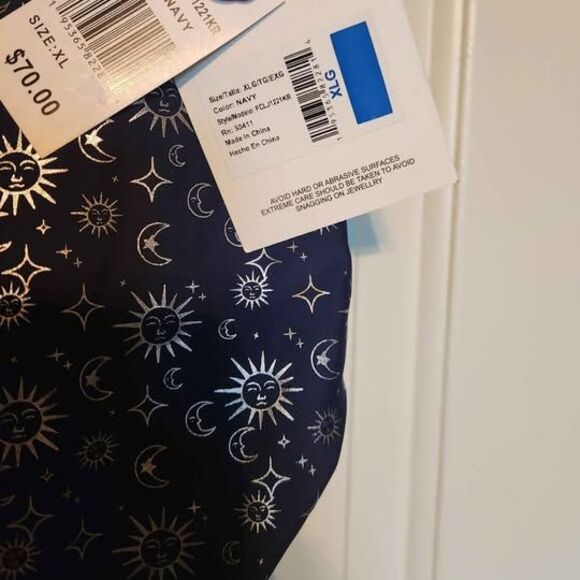 Women's Swimsuit Celestial Pattern Size XL - Picture 3 of 6